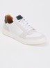 Tawly sneaker van leer met details van suède - Gebroken wit