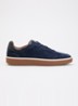 Tony sneaker van suède - Donkerblauw
