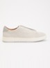 Troys sneaker van leer - Lichtgrijs