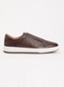 Troys sneaker van leer - Bruin