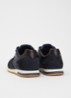 Trusting sneaker van leer met details van suède - Donkerblauw