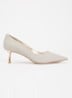Wide Fit Achievable pump met glitter - Goud