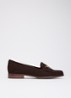 Wide Fit Glenny loafer - Donkerbruin