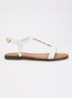 Wide Fit Lollipops sandaal van leer - Wit