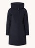 Eline parka met ritszakken en waterafstotende coating - Donkerblauw