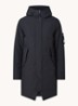 Gunter gewatteerde parka met capuchon - Donkerblauw