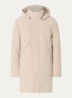 Janne gewatteerde parka met klepzakken - Donkerbeige