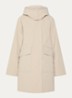 Myra gewatteerde parka met afneembare capuchon en waterafstotende coating - Zand