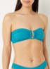 Bandeau bikinitop - Zeegroen