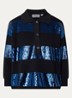 Illuminati polo met pailletten - Donkerblauw