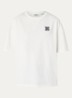 Jetna T-shirt met logo - Wit
