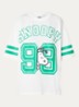 Joopio T-shirt met front- en backprint - Wit