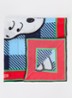 Joopy sjaal met print - Blauw