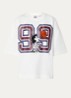 Jumpi sweater met front- en backprint - Wit