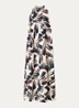 Maxi jurk met print - Gebroken wit