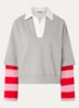 Sweater met kraag - Zwart
