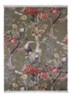 Airen vloerkleed met botanisch dessin  - Mosgroen