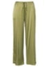 Ida loungebroek met glanzende finish - Groen