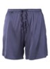 Ida pyjamashorts van satijn - Donkerblauw