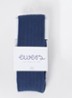 Maillot met ribstructuur - Indigo