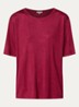 T-shirt met glanzende finish - Rood