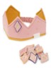 Celebration Crown Baby hoed met applicatie - Oudroze