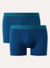 Boxershorts met logoband in 2-pack - Blauw