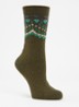 Cosy Wool Special Edition sokken in kasjmierblend - Mosgroen