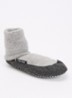 Cosyshoe pantoffel in wolblend met anti-slip - Lichtgrijs