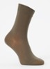 Cotton Touch sokken met logo - Bronsgroen