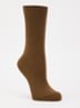 Cotton Touch sokken met logo - Bruin