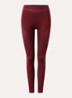 High waist trainingslegging - Bordeauxrood