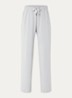 Leisure high waist wide fit broek met steekzakken - Lichtgrijs