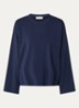 Longsleeve met ronde hals - Donkerblauw