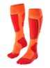 SK4 skisokken in wolblend - Orange