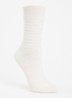 Sparkle Stripes sokken in wolblend - Gebroken wit