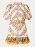 Boho Beauty Butter maxi tuniekjurk in linnenblend - Zand
