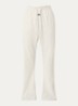 High waist flared fit broek met steekzakken - Lichtgrijs