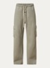 High waist wide fit joggingsbroek met steekzakken - Lichtgrijs