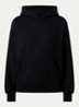 Hoodie met gemêleerd dessin - Zwart