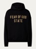 Hoodie met logoprint - Zwart