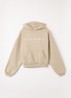 Hoodie met logoprint - Beige