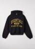 Hoodie met logoprint - Zwart