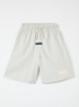 Straight fit korte joggingbroek met logo - Paars
