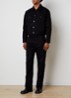 Straight leg jeans met gekleurde wassing - Zwart