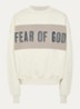 Sweater met logoprint - Beige