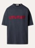 T-shirt met front- en backprint - Grijs