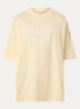 T-shirt met logo - Lichtgeel