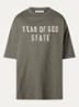 T-shirt met logo - Olijfgroen