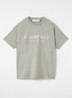 T-shirt met logoprint - Grijs
